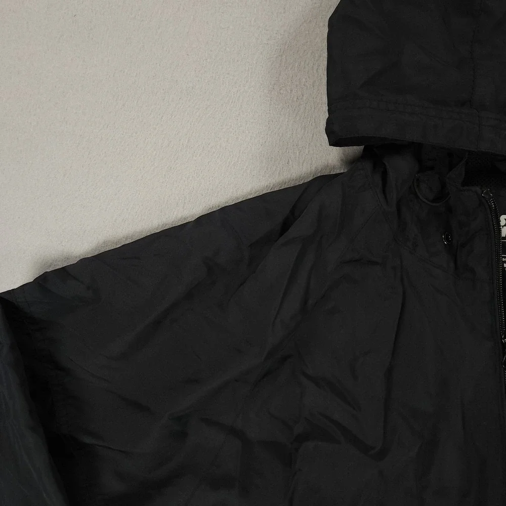 Disney Parks Star Wars Darth Vader Black Rain Zip Windbreaker Hoodie Jacket L - Picture 10 of 13